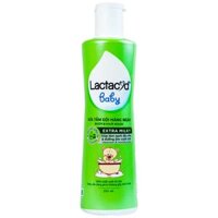 Sữa tắm gội hằng ngày Body & Hair Wash Lactacyd Baby Extra Milky làm sạch dịu nhẹ & dưỡng ẩm vượt trội (250ml)
