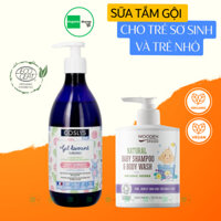 Sữa tắm gội hữu cơ cho bé không cay mắt 400ml Coslys - Mỹ phẩm Organic - OrganicStores