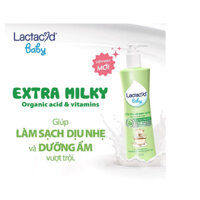 Sữa Tắm Gội Lactacyd Baby Extra Milky Sanofi (C/500ml)