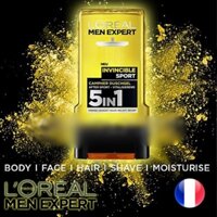 Sữa tắm , gội Loreal Invincible Sport 5 in 1 - Pháp
