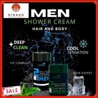 Sữa tắm gội LYNAN hương nước hoa cao cấp cho nam giới 2 in 1