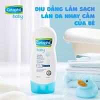 Sữa tắm gội mịn da cho bé Cetaphil Baby  từ hữu cơ 230ml/400ml - sambaby chuyên đồ sơ sinh