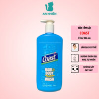 Sữa tắm gội nam Coast Classic Scent Hair & Body Wash 946ml của Mỹ