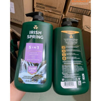 SỮA TẮM GỘI NAM IRISH SPRING 5IN1 HAIR FACE BODY WASH 887ml