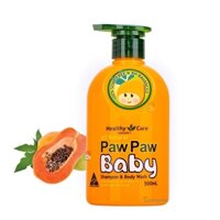 Sữa tắm gội Paw Paw Baby Healthy Care 500ml của Úc cho trẻ