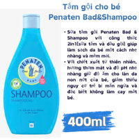 Sữa tắm gội Penaten 400ml Đức cho bé từ sơ sinh chống cảm cho bé đặc biệt cho da nhạy cảm của bé