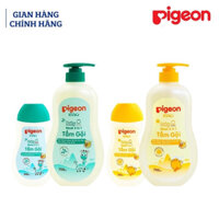 Sữa tắm gội Pigeon 700ml( xanh+ vàng )