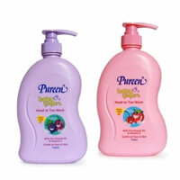 Sữa tắm gội Pureen Baby Yogurt To Toe Wash 750ml