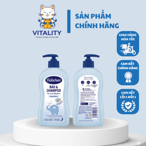 Sữa tắm gội sơ sinh Bubchen 400ml
