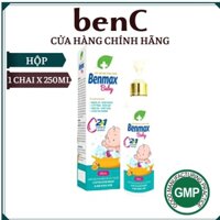 Sữa tắm gội thảo dược BENMAX BABY 250ml - Giúp ngăn ngừa mụn nhọn, rôm sảy, chân tay miệng và bảo vệ làn da của bé