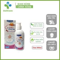 Sữa tắm gội thảo dược cho trẻ sơ sinh và trẻ nhỏ hết rôm sẩy mẩn ngứa, hăm da, mụn nhọt, chốc đầu Hoàng Tâm Family 300ml