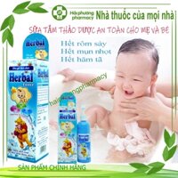 Sữa tắm gội thảo dược Herbal Eunice- Hết rôm sảy, mụn nhọt hiệu quả an toàn cho bé 250ml