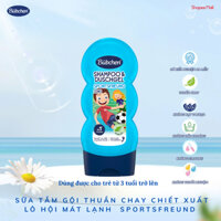 Sữa tắm gội thuần chay chiết xuất Lô hội mát lạnh Bubchen Sportsfreund 230ml