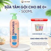 Sữa Tắm Gội Toàn Thân 2in1 Bimunica Lành Tính Dành Cho Cả Gia Đình – 500 ml