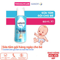 Sữa tắm gội toàn thân an toàn cho bé Lactacyd BB BaBy 60ml, giúp giảm rôm sảy, hăm da – Thomsoncare