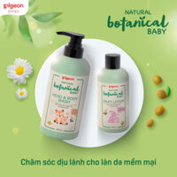 Sữa Tắm Gội Toàn Thân Cho Bé Natural Botanical Pigeon 200ml/500ml - Dịu nhẹ, nuôi dưỡng tóc và da bé