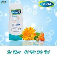 Sữa Tắm Gội Toàn Thân Cho Bé Cetaphil Baby 230ml