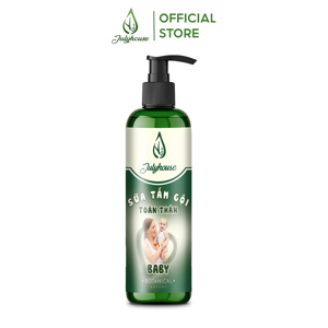 Sữa tắm gội toàn thân cho em bé chiết xuất tinh dầu Gừng và Vỏ Bưởi Julyhouse - 250ml