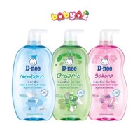 Sữa Tắm Gội Toàn Thân Dnee Baby 800ml + Túi 350ml Sữa Tắm Dnee Cho Bé Từ Sơ Sinh Đến 3 tuổi