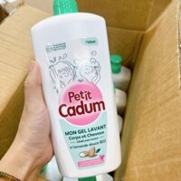 Sữa tắm gội toàn thân hữu cơ hạnh nhân cho bé Petit Cadum 750ml