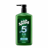 Sữa tắm gội toàn thân nam Irish Spring 5in1 Hair, Face, and Body Wash 946ml Mỹ - Maria Mart