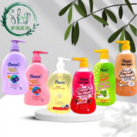 Sữa tắm gội toàn thân Pureen Tinh chất Sữa Chua hương Phúc Bồn Tử/ Táo/ Vani/ B5&E 750ml
