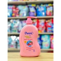 Sữa tắm gội toàn thân Pureen dành cho trẻ sơ sinh - Với tinh chất sữa chua, hương đào và cherry 750ml