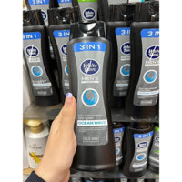 Sữa Tắm Gội toàn thân White Rain Men 3IN1 Cool Ocean & Mountain Spring (443ml)