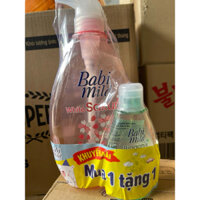 Sữa tắm gội trẻ em Babi Mild White Sakura 800ml( tặng chai 125ml)