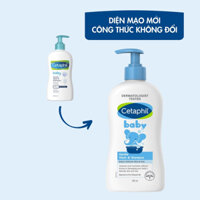 Sữa tắm gội trẻ em CETAPHIL Baby Wash & Shampoo For Face & Body 230ml - 400ml An Toàn Cho Bé