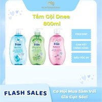 SỮA TẮM GỘI TRẺ EM DNEE 800ML