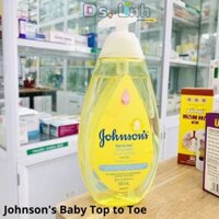 Sữa tắm gội trẻ em toàn thân Johnson's Baby Top to Toe dưỡng da, không cay mắt cho bé chai 500ml