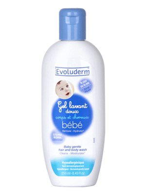 Sữa tắm gội trẻ sơ sinh Bebe Evoluderm 250ml pháp