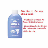 Sữa tắm gội trị rôm sẩy Nhật Bản Skin babe loại 500ml