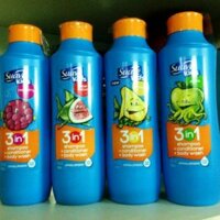 Sữa tắm, gội và xả cho trẻ em Suave Kids hương dưa hấu 3 in 1