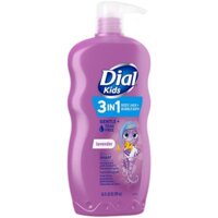 Sữa tắm, gội, xả 3 trong 1 cho bé Dial Kids Lavender Body Wash 3 in 1 24Oz 709ml