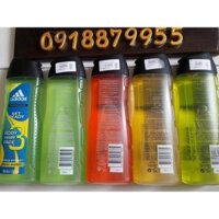 Sữa tắm gội xả Adidas dành cho Nam 3IN1