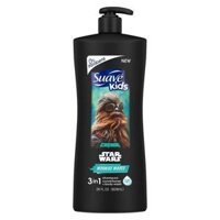 Sữa tắm gội xả cho bé Suave Kids Disney 3-in-1 Shampoo, Conditioner, Body Wash - Star Wars, Mandalorian, Bounty Bubbles - 28Oz 828ml