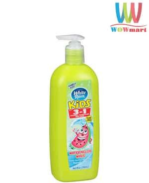 Sữa tắm gội xả cho bé White Rain Kids 3 in 1 của Mỹ 783ml