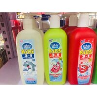 SỮA TẮM GỘI XẢ EM BÉ 3 IN 1 WHITE RAIN
