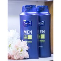 Sữa Tắm - Gội - Xả SUAVE Men 3IN1 cho Nam 828ml