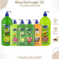 Sữa Tắm, Gội, Xả Trẻ Em Suave Kids 3in1 Hương Táo Xanh, Dâu, Dưa Hấu 532ml - 1.18L