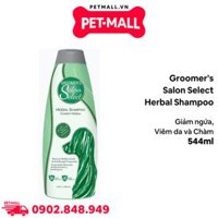 Sữa tắm Groomer’s Salon Select Herbal Shampoo chiết xuất Thảo Mộc 544ml - Giảm ngứa, viêm da và chàm cho Chó Petmall