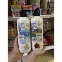 Sữa tắm Hàn Quốc dành cho chó mèo lông trắng - xoăn