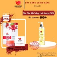 Sữa Tắm Hấp Trắng cánh hoa LINH HƯƠNG