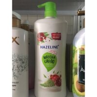 Sữa tắm Hazeline Matcha Lựu đỏ 900g rạng ngời thuần khiết