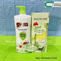 Sữa tắm Hazeline matcha lựu đỏ 900ml