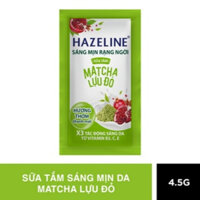 Sữa tắm Hazeline matcha lựu đỏ 12x4.5g