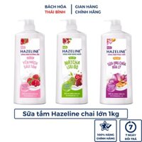 Sữa Tắm Hazeline Sáng Da Dâu Tằm Yến Mạch chai lớn 1KG