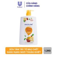 Sữa Tắm Hazeline Tẩy Tế Bào Chết Cam Cherry 1.2kg